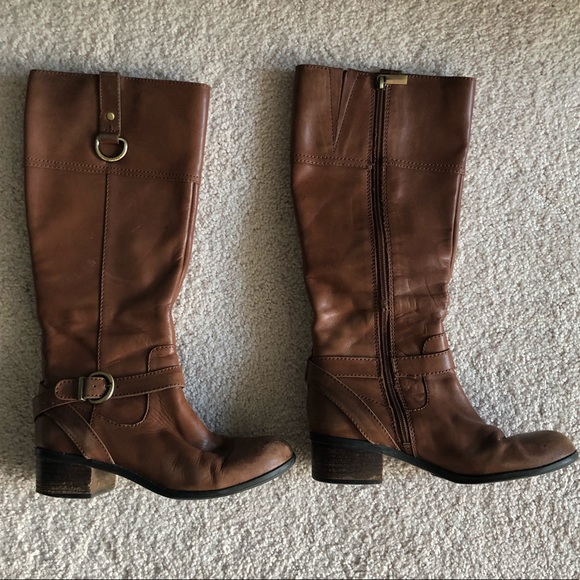 ✨HOST PICK✨ Brown leather riding boots - Picture 2 of 5